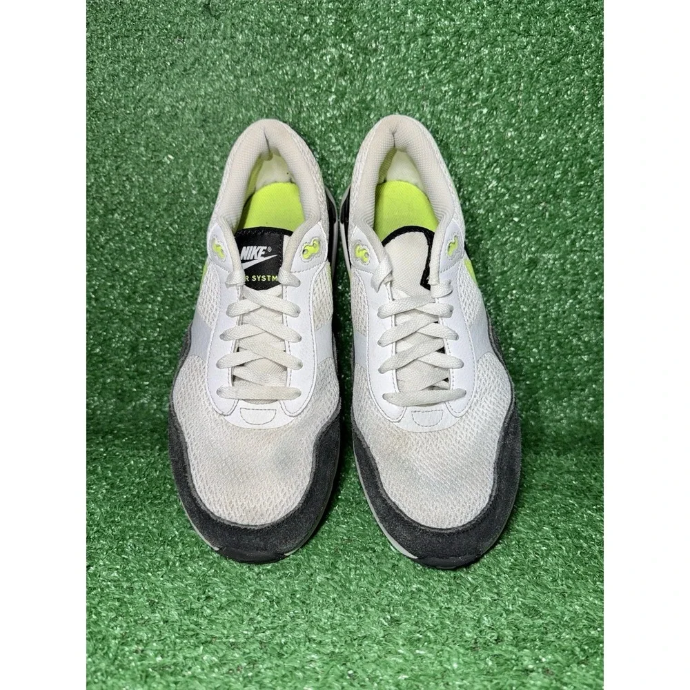 Nike Air Max SYSTM Mens Size 9.5 Neon Grey Black Running‎ Shoes Comfort Sneakers